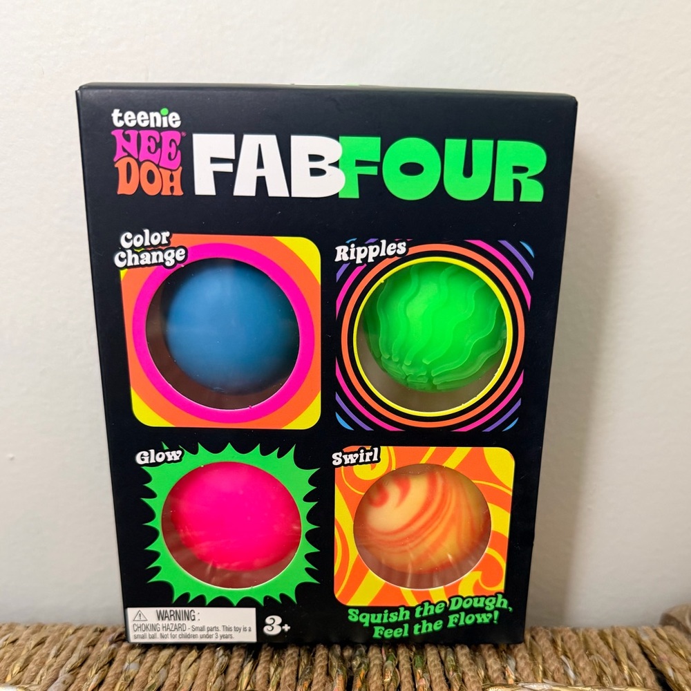 NeeDoh Teenie Fab Four 4-Pack